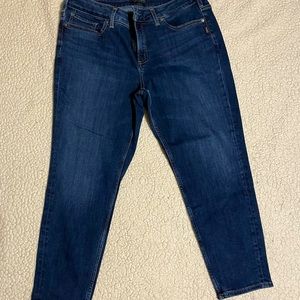 Silver Suki Skinny Crop size 14